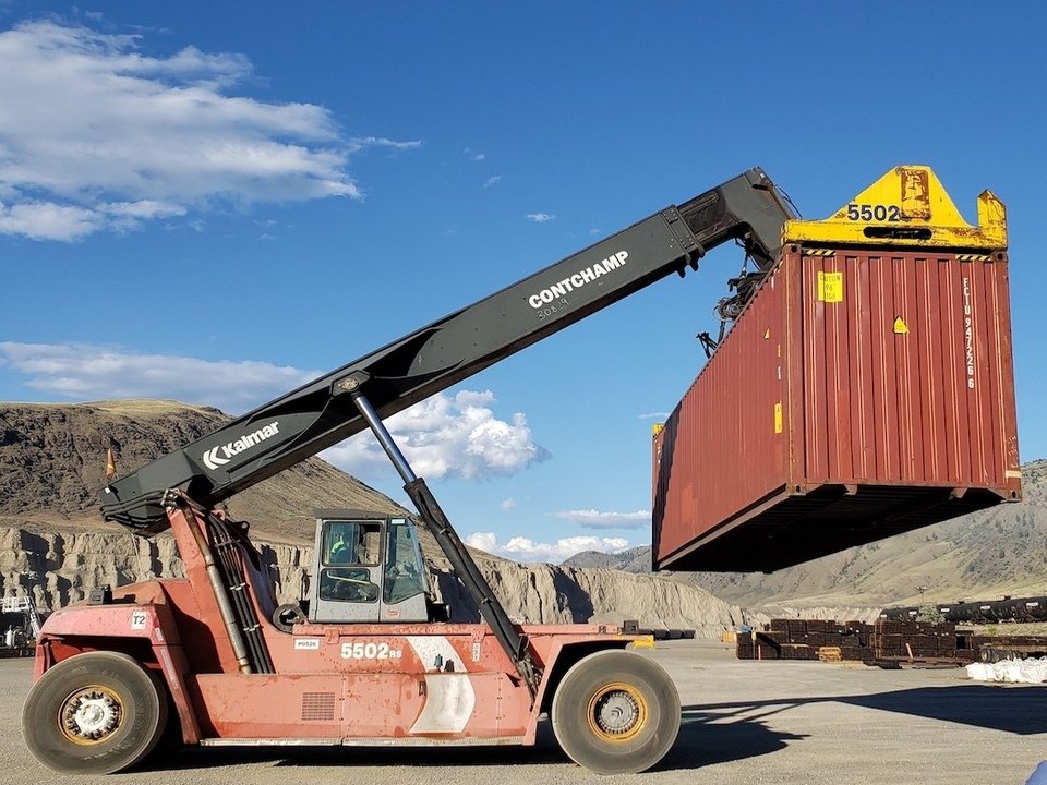 Inland port near Vancouver aims to begin container transload service