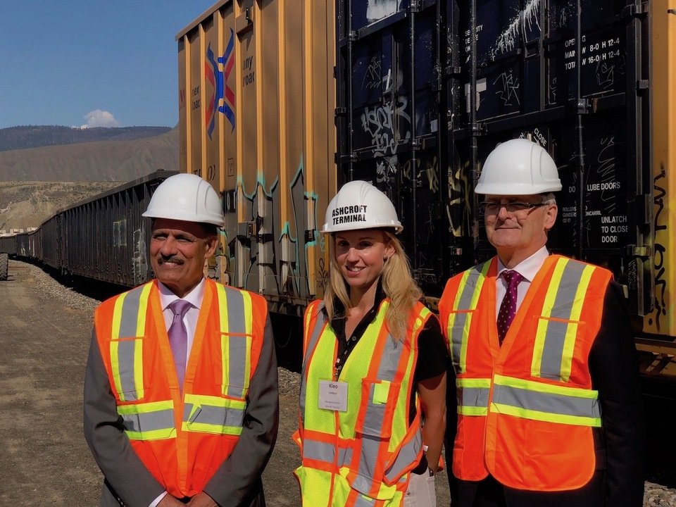 Minister Marc Garneau announces $9.2 million NTCF contribution for a critical trade enabling expansion at Ashcroft Terminal for a total project of over $28 million