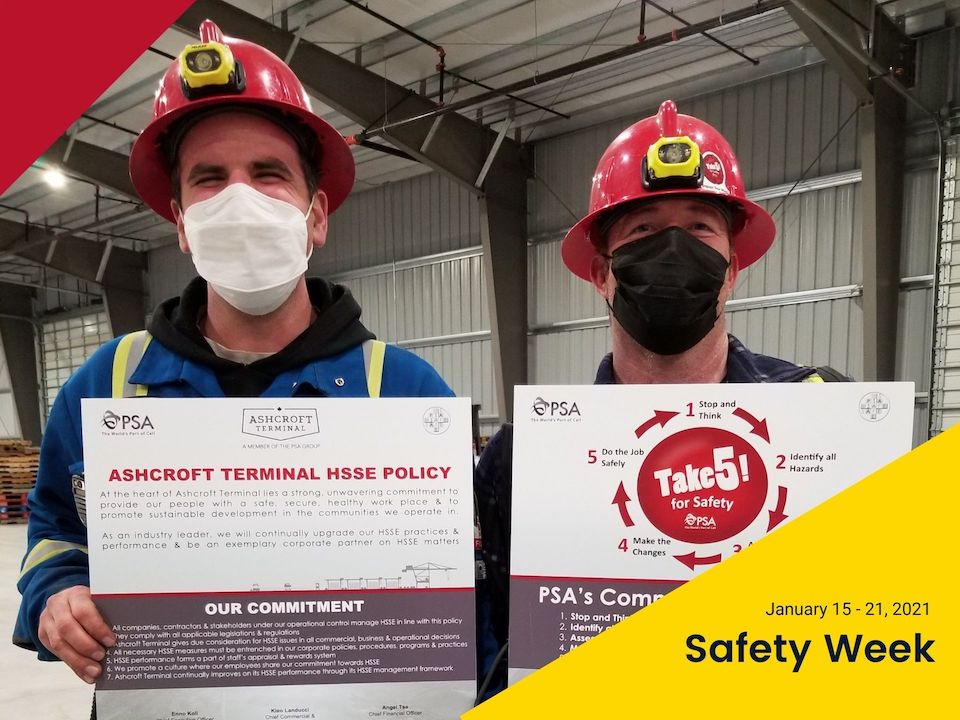 Ashcroft Terminal Celebrates Safety Week